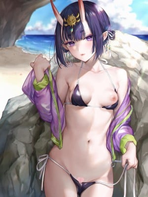 (C102) [純情ハリネズミ (カグユヅ)] 艶ふ鬼譚 -酒呑童子総集編- (Fate／Grand Order) [黑锅汉化组] [進行中]_111