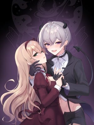 [LUNACY (ロジオネ)] 淫魔男子と監禁えっち2 ～発情クリ責めで連続絶頂～｜和淫魔男子监禁做爱2 ～圣女在阴蒂刺激下连续高潮～ [吐司兔汉化]_02