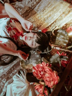 二佐Nisa 碧蓝航线 爱宕旗袍_03