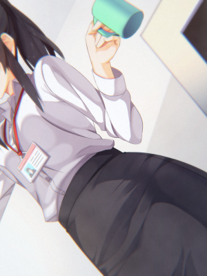(同人CG集) [子パンダ] 新入社員の教育係になった俺が後輩と結ばれてイチャイチャするお話_040_p39_Text