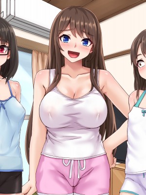 (同人CG集) [あっぱーきゃんでぃー (シノブ)] 幼なじみの三姉妹とセックス三昧_427__008