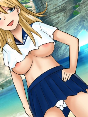 (同人誌) [東京漫画研究所 (練馬博士)] 桃色島 修学旅行で乗った遊覧船が遭難、辿り着いた無人島には3人のJKと僕だけ_n_033