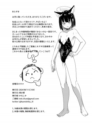 [焼き鳶 (かもしか)] 金曜日のネコ (ブルーアーカイブ) [DL版]_19