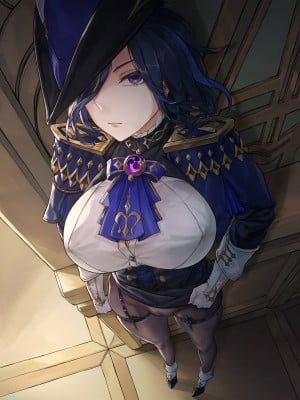 [Frozenspiderlily] Clorinde - Secretly In The Hallway... (Genshin Impact)_02