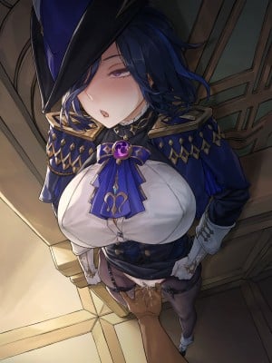 [Frozenspiderlily] Clorinde - Secretly In The Hallway... (Genshin Impact)_05
