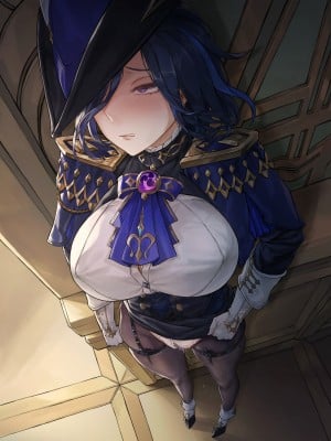 [Frozenspiderlily] Clorinde - Secretly In The Hallway... (Genshin Impact)_06