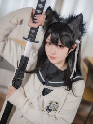 Halo_酱 - 碧蓝航线 爱宕校服_08