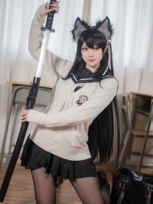 Halo_酱 - 碧蓝航线 爱宕校服_06