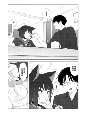 (C104) [ティタノマキア (みかづち)] 今夜は黒猫と。 (ブルーアーカイブ) [山樱汉化]_07