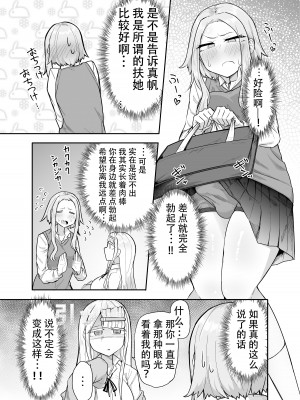 [摩訶の巣窟 (摩訶乃ムッチ)] ふたなりな事が友人にバレていて…[中国翻訳]_006