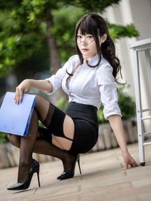 香草喵露露 No.038 丝袜西装_340-Coser@香草喵露露 No.038 丝袜西装-4KHD.com-020