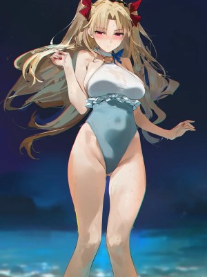 2024／07／06~ Uncensored | No line_art draft_274_109570747_ereshkigal_swimsuit_line_art_png_02_s766_png