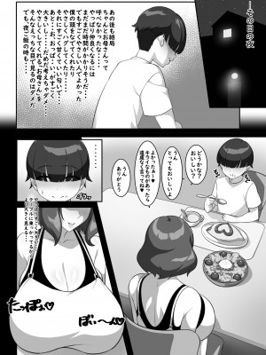 [えごはの森。 (えごは。)] Pカップ長乳の継母と二人っきりの夏休み_010