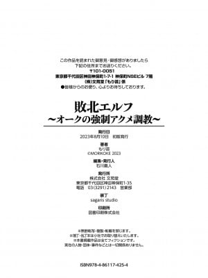 [もり苔] 敗北エルフ〜オークの強制アクメ調教〜 [中文][無修正](qwqsandness重嵌1-11 +官方終話及番外)_110