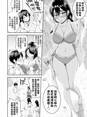 [まこしょ] 無人島で、SEXに興味津々なドスケベ陰キャ女子たちとハーレムライフ [中国翻訳] [無修正] [DL版]_021