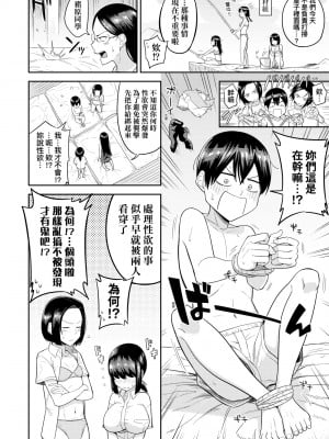 [まこしょ] 無人島で、SEXに興味津々なドスケベ陰キャ女子たちとハーレムライフ [中国翻訳] [無修正] [DL版]_057