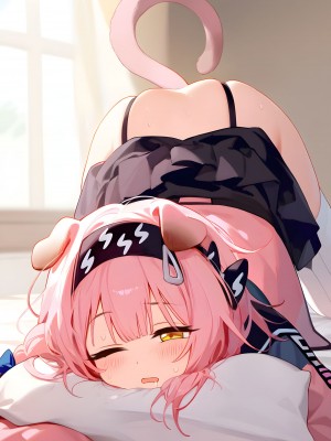 [Uncensored] [星璃Staris] [AI加工]「变体集」沉睡的魔法猫咪会对小博士放电吗_27
