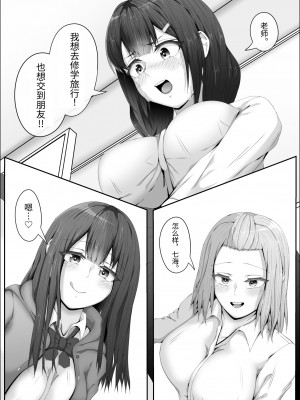 [式二季] 私がふたなりであることを知ったクラスのギャルたちがグイグイくる件。#1七海ちゃんトイレ強襲フェラチオ編 [中国翻訳]_21