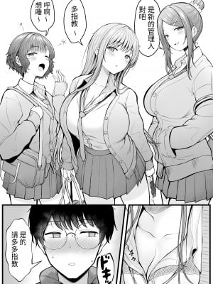 [猫耳と黒マスク (cielo)] 女子寮管理人の僕はギャル寮生に振り回されてます【1-4】_1-02