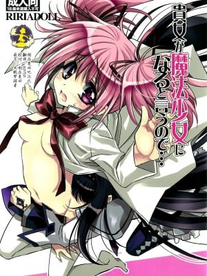 [倒在麦田吧汉化] (SUPER20) [RIRIADOLL (武若丸)] 貴女が魔法少女になると言うので… (魔法少女まどか☆マギカ)