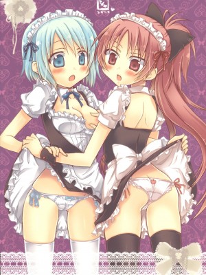[倒在麦田吧汉化] (C83) [シャングリラ (コドウ)] メイドごっこ (魔法少女まどか☆マギカ)_28
