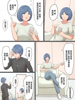 [白雲ゼン] お母さんに告白したら全部バレててあまあまセックスさせてくれた話 [中国翻訳]__005