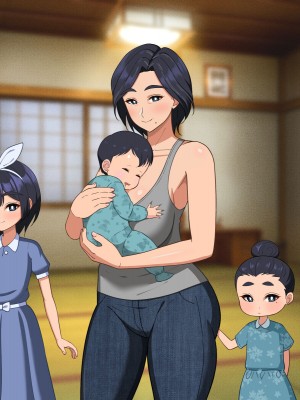 [春葉流亭 (春葉流)] 肝っ玉母ちゃんがマザコン息子の勢いに負けてお嫁さんになっちゃう話_457