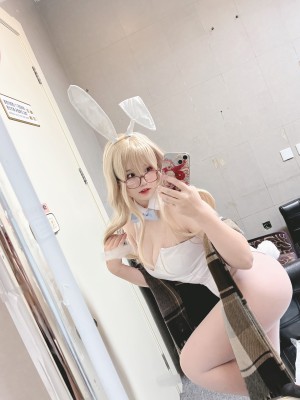 阿半今天很开心 - 蔚蓝档案 室笠茜 兔女郎_39