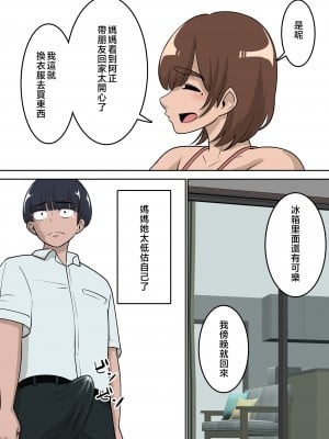 [ぱお・ぱおぱ] 同級生にエロい目で見られているうちの母さんとらぶらぶエッチしてみた [中国翻訳]__012