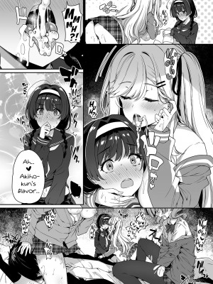 [ボトルシップボトラー (夏桜)] 陰キャカップルが陽ギャル達とSEXトレーニングする話1-2 [英訳] [無修正]_080