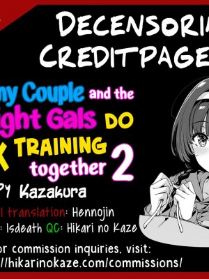 [ボトルシップボトラー (夏桜)] 陰キャカップルが陽ギャル達とSEXトレーニングする話1-2 [英訳] [無修正]_092