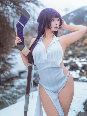 [阿呀被发现了Aya&小和甜酒] 雪山 菲伦&芙莉莲_47