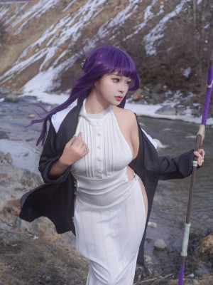 [阿呀被发现了Aya&小和甜酒] 雪山 菲伦&芙莉莲_22