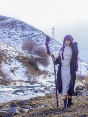 [阿呀被发现了Aya&小和甜酒] 雪山 菲伦&芙莉莲_20