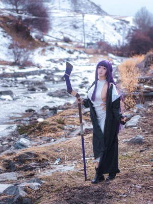 [阿呀被发现了Aya&小和甜酒] 雪山 菲伦&芙莉莲_21
