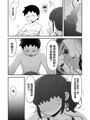 [ぶらっくびねがー (サルシッチャ牧野)] 親友に自撮り送っちゃった!!｜给自己的好友发送了自拍!! [瑞树汉化组] [DL版]_19