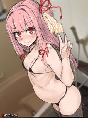 [Pixiv] 茜ちゃん膨腹オナニー配信 [佐伊博格个人AI汉化]_15