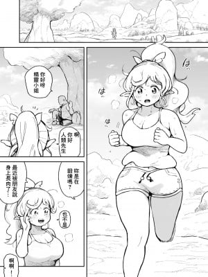 [ムイギュウ] いい汗かきたいエルフさん [中国翻訳]