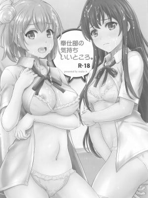 (C104) [studio A (稲鳴四季)] いやらしく乱れ咲く奉仕部。(やはり俺の青春ラブコメはまちがっている。)_003