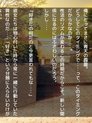 (同人CG集) [だぶるぼらんち] 幼馴染の巨乳双子姉妹とのツキあい方～ふたご×ふたまた=ハメ放題_015_014