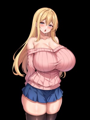 [アイル屋 (アイル)] 高身長で金髪爆乳なお隣さんにドスケベ言葉攻めで搾り取られるっ_163
