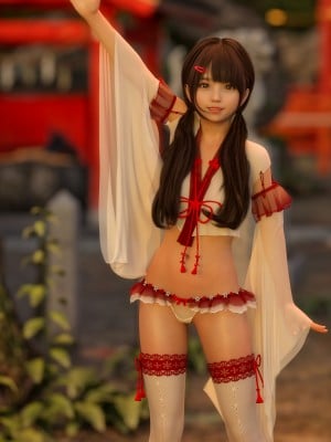 [SR3DART] ゆりな 〜彼女が巫女でかわいい〜 ［YUMENO KAWAII SELECT vol.6］_015