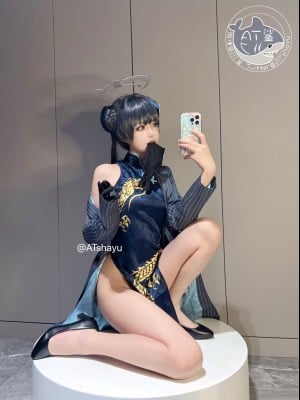AT鲨 - 蔚蓝档案 妃咲旗袍_12