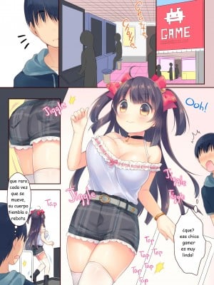 [とらいあんぐる! (うさ城まに)] ゲーセン姫とDT男のイチャイチャ子作りラブセックス [英訳] [無修正]_02