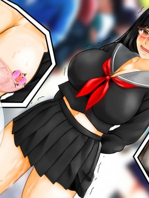 [淫乱テディベア] 催眠アプリで強制露出_尊厳破壊される爆乳眼鏡女子○生、エロ衣装やリモコンバイブで寸止め焦らし羞恥地獄 [茄某人个人汉化]_017