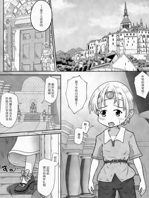 [えちえち大福 (猫大福)] 勇者が王女様の防具を勝手に売却したせいで王女様が全裸で冒険するお話 [中国翻訳]_03