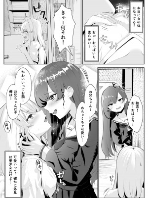 [くろしばすこ] TSお兄ちゃんがフタナリ妹に女堕ちさせられる話 [DL版]_12