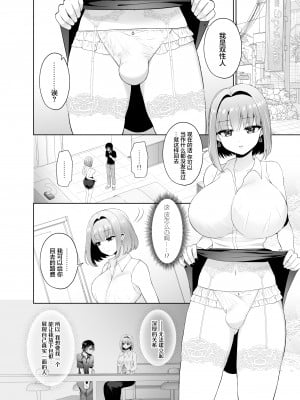 [おしるこ缶 (ぴりりねぎ)] マッチングアプリで出会ったお姉さんがふたなりでした ～女装でご奉仕致します～ [中国翻訳] [DL版]_07