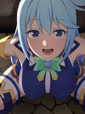 [てだいんぐ (てだいん)] この駄女神様はシコれると思います!2 (この素晴らしい世界に祝福を!) [爱骑士个人汉化]_003