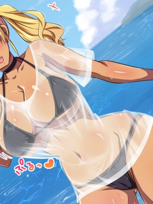 (同人CG集) [クリムゾン艦隊 (霧波カイ)] 移住した南の島で水着女子にヤリたい放題!孕ませ放題! ～私たち、みんな種付けされちゃいました♪～_173_002_0006